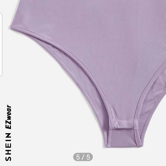 Plus Body Suit Puff Sleeve - Picture 5 of 5